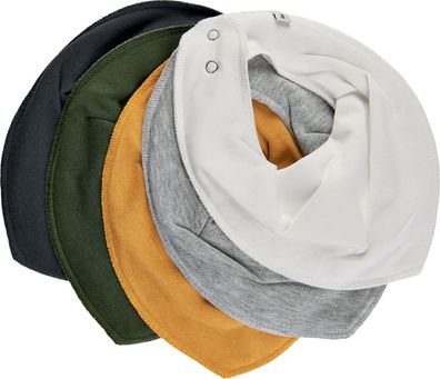 Pippi Babywear Kinder Lätzchen Bandana Bib Solid (5er Pack)
