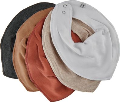 Pippi Babywear Kinder Lätzchen Bandana Bib Solid (5er Pack)