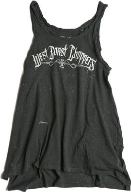 WCC West Coast Choppers Female Shirt Top Vintege Graphite