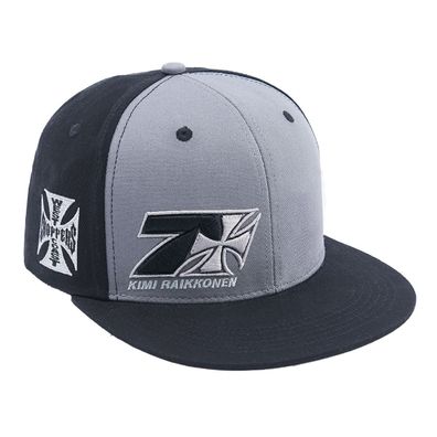 WCC West Coast Choppers Cap Kimi Raikkönen Cross 7 Snapback Flatbill