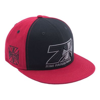 WCC West Coast Choppers Cap Kimi Raikkönen Cross 7 Snapback Flatbill