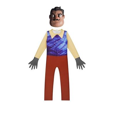 Kinder Spiel Hello My Neighbor Cosplay Kostum Outfit Jungen Halloween
