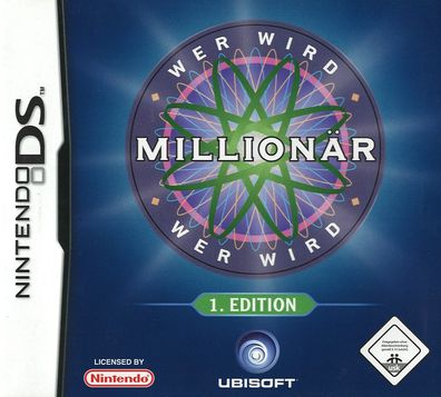 Wer wird Millionär 1. Edition Nintendo DS DSi 3DS 2DS Ubisoft