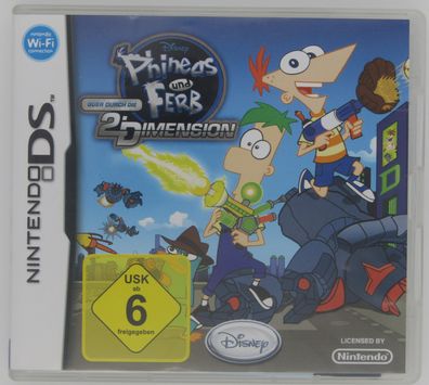 Disney Phineas & Ferb Quer durch die zweite Dimension Nintendo DS DSi 3DS 2DS