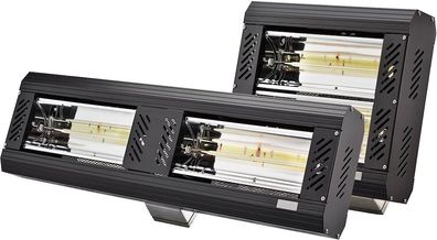 Infrarotheizstrahler Tansun Apollo Duo 2 x 1,5 kW Nebeneinander oder Übereinander