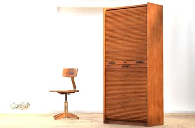 Rolladenschrank Antik Rollladenschrank Alt Büroschrank Aktenschrank Vintage Kontor