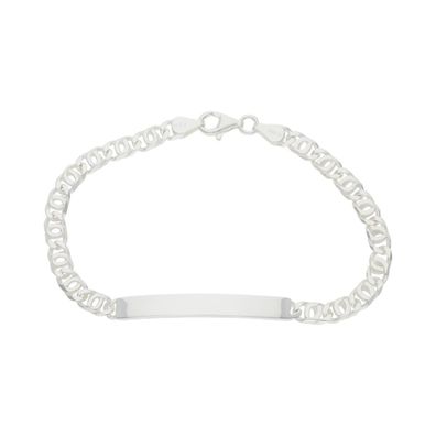 JuwelmaLux Stegpanzer Gravur Armband Sterling Silber 925 JL11-03-0116