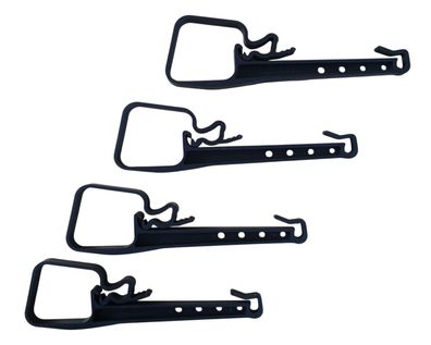 4 x Knott Seilzughalter Bremsseilhalter für 80x80 Achsrohr Knott Nr. 408202.001