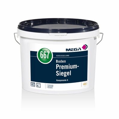 MEGA 667 Boden Premium-Siegel 2K (A+B) 5 kg transparent
