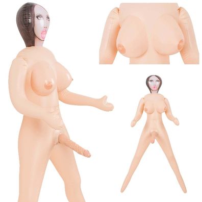 Transsexuelle Liebespuppe + Sexpuppe Männlich mit Penis aufblasbar Sexspielzeug
