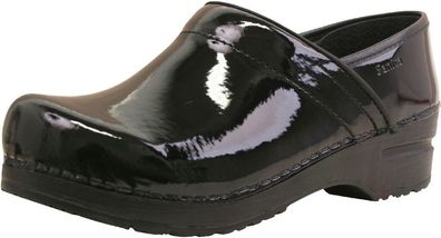 Sanita Clogs Damen Sandalen Original-Prof. Pat. Black