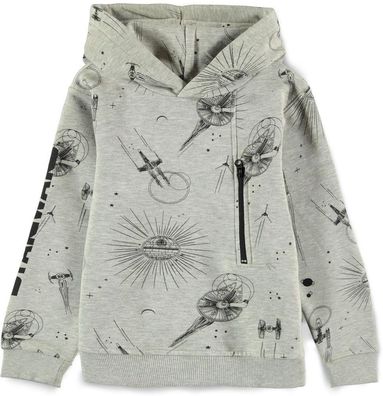 Star Wars - Boys AOP Hoodie Grey