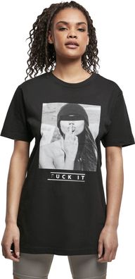Mister Tee Damen T-Shirt Ladies F#?Kit Tee Black