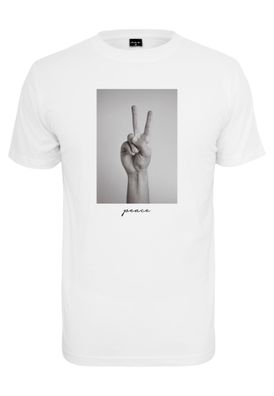 Mister Tee T-Shirt Peace Sign Tee white