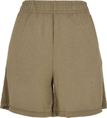 Urban Classics Damen Ladies Modal Shorts Khaki