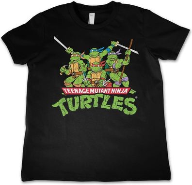Teenage Mutant Ninja Turtles Teeange Mutant Ninja Turtles Distressed Group Kids