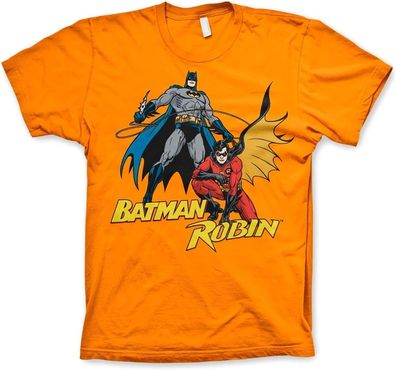 Batman &amp; Robin T-Shirt Orange