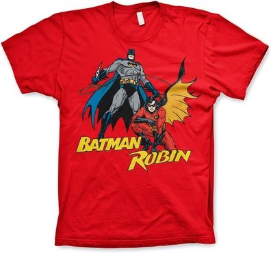 Batman &amp; Robin T-Shirt Red