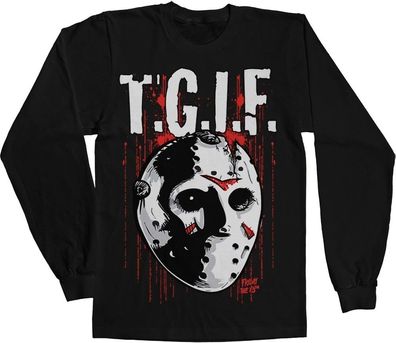 Friday The 13th T.G.I.F. Longsleeve Tee Black
