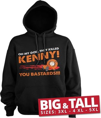 South Park The Killed Kenny Big &amp; Tall Hoodie Black