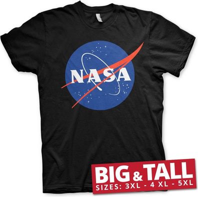 NASA Insignia Big &amp; Tall T-Shirt Black