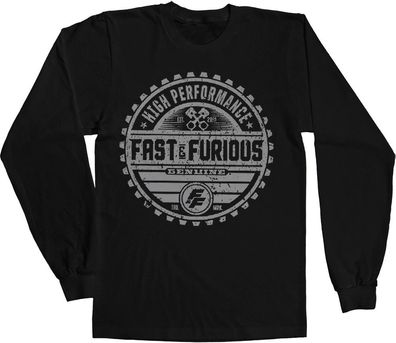 Fast &amp; The Furious Genuine Brand Longsleeve Tee Black