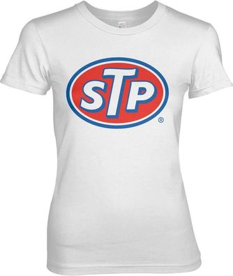 STP Classic Logo Girly Tee Damen T-Shirt White