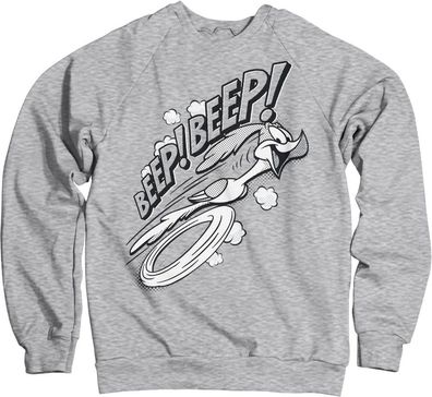 Looney Tunes BEEP BEEP Sweatshirt Heather-Grey