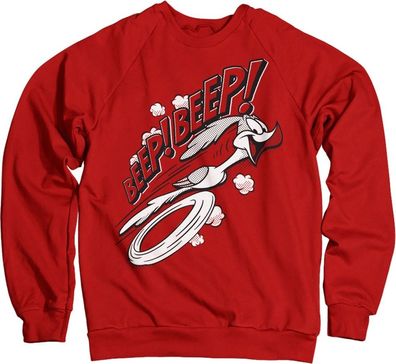 Looney Tunes BEEP BEEP Sweatshirt Red