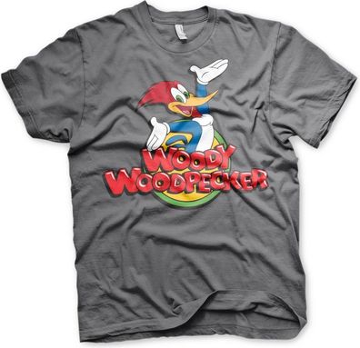 Woody Woodpecker Classic Logo T-Shirt Dark-Grey