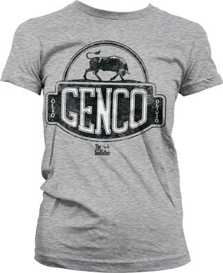 The Godfather Genco Olive Oil Girly Tee Damen T-Shirt Heather-Grey