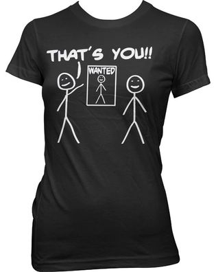 Hybris That's You Wanted Girly T-Shirt Damen Black