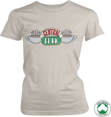 Friends Central Perk Organic Girly Tee Damen T-Shirt Off-White