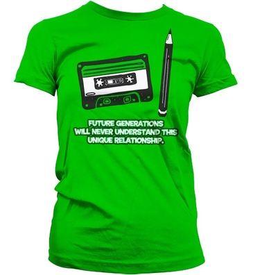 Hybris Unique Relationship Girly Tee Damen T-Shirt Green