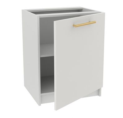 Unterschrank 50cm Weiß SOFT CLOSE, SIENA, LINDA, Küchenschrank