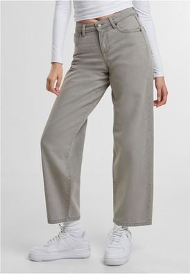 Urban Classics Damen Ladies Mid Waist 90's Jeans TB7127