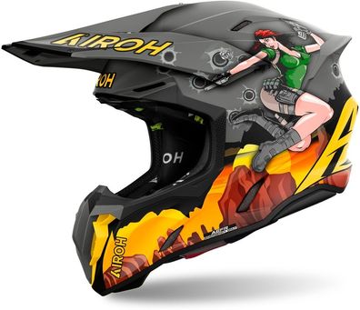 Airoh Crosshelm Helmet Twist 3 Adventure Matt 57-25010