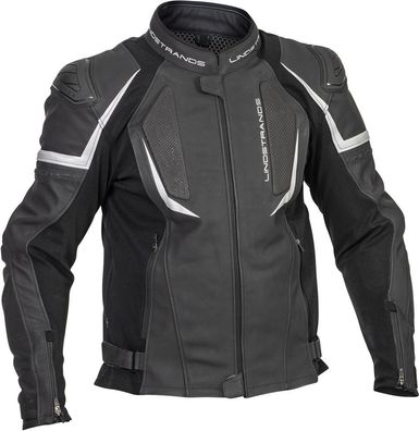 Lindstrands Motorrad Jacke Leather Jacket Sanden Black 720-23020100