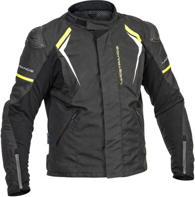 Lindstrands Motorrad Jacke Textile Jacket Sandvik Black/Yellow 720-23060304