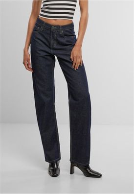Urban Classics Damen Jeanshosen Ladies Straight Fit Denim TB7193
