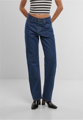 Urban Classics Damen Jeanshosen Ladies Straight Fit Denim TB7193