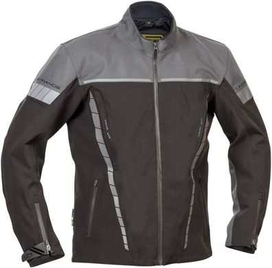 Lindstrands Motorrad Jacke Textile Jacket Bydalen Black/Steel Grey 720-24063509