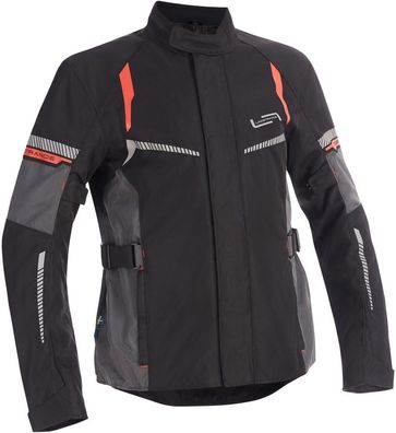 Lindstrands Motorrad Jacke Textile Jacket Backafall Black/Grey 720-24065009