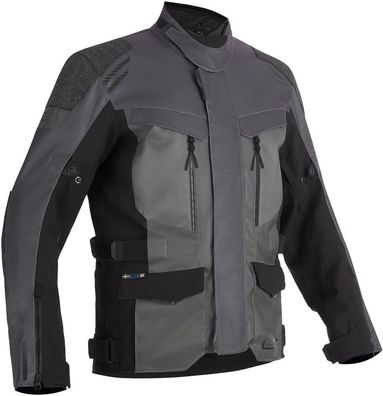 Lindstrands Motorrad Jacke Textile Jacket Storbo Graphite Dark Grey Black