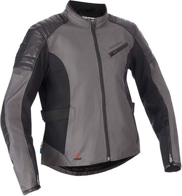 Halvarssons Damen Motorrad Jacke Textile Jacket Solberg Woman Dark Grey/Black