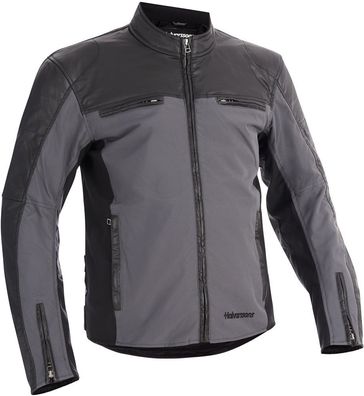 Halvarssons Motorrad Jacke Textile Jacket Holmen Black/Grey 710-24021190