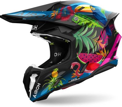Airoh Motorrad Crosshelm Twist 3 Amazonia AI40030081