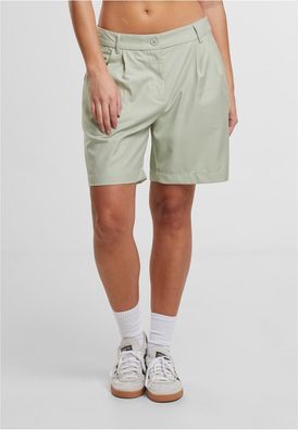 Urban Classics Damen Ladies Pleated Bermuda Shorts TB7196