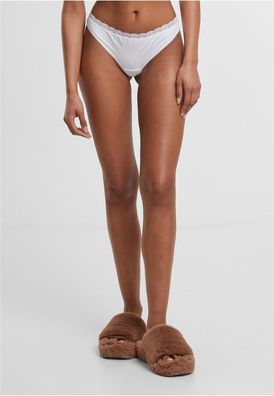 Urban Classics Damen Ladies Basic Cotton Tanga Lace 5-Pack TB7667C