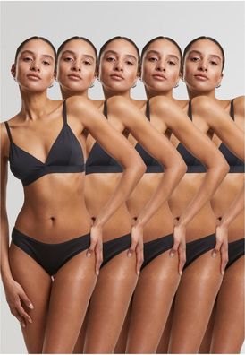 Urban Classics Damen Ladies Natural Fibre Slip 5-Pack TB7846C